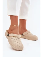 Pěnové Pantofle Dámské Béžové model 21703196 - EVENTO Pěnové Pantofle Dámské Béžové model 21703196 - EVENTO