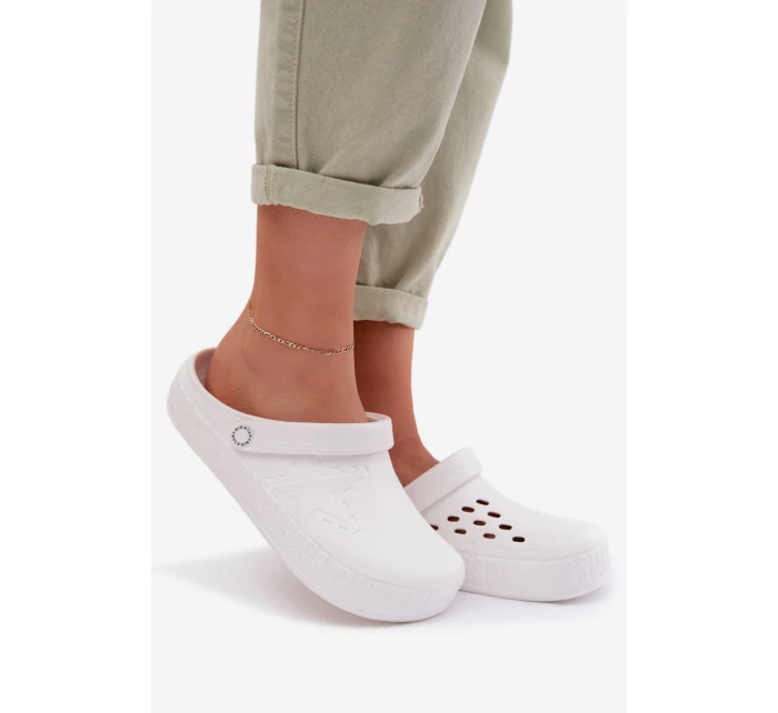 Dámské pantofle z Big Star Bílé model 22016676 - Big Star Shoes