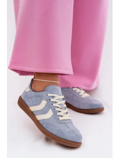 Dámské tenisky z eko semiše modré model 22027731 - EVENTO