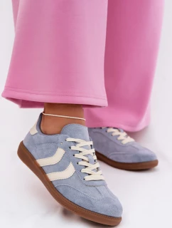 Dámské tenisky z eko semiše modré model 22027731 - EVENTO