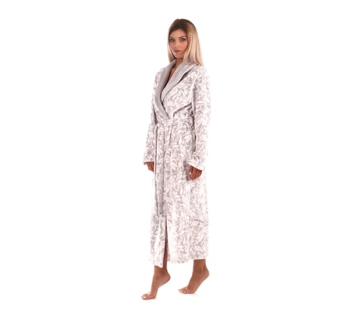 Dámský župan Flora 2556 9103 dove grey - Vestis Dámský župan Flora 2556 9103 dove grey - Vestis