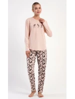 Dámské pyžamo dlouhé model 21745712 - Vienetta Dámské pyžamo dlouhé model 21745712 - Vienetta