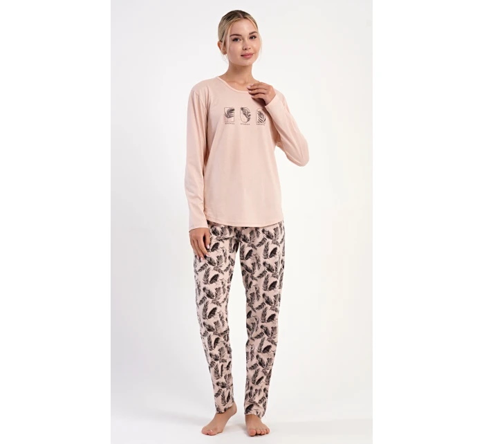 Dámské pyžamo dlouhé model 21745712 - Vienetta Dámské pyžamo dlouhé model 21745712 - Vienetta