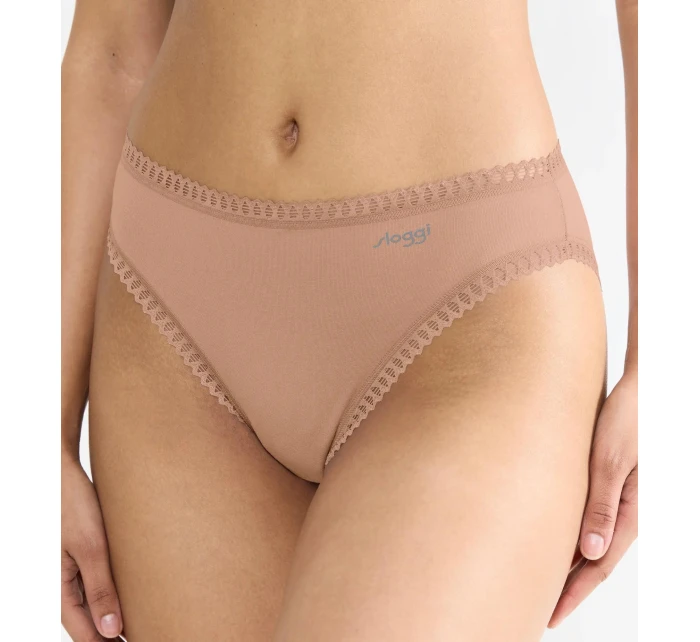 sloggi GO Crush High leg C3P - BROWN - SLOGGI BROWN - SLOGGI