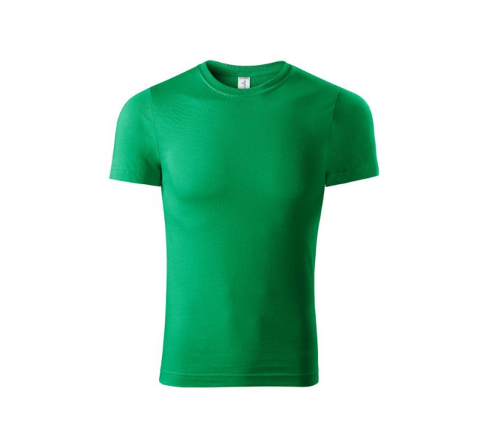 Tričko Malfini Pelican Jr MLI-P7216 trávově zelené barvy