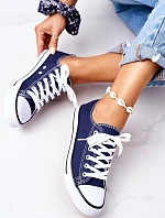 Dámské Klasické Tenisky Tmavě Modré Omerta