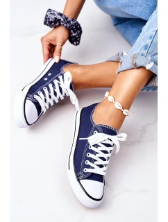 Dámské Klasické Tenisky Tmavě Modré Omerta