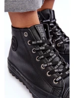 Dámské Tenisky Big Star Vysoké Zateplené Černé EE274110 Dámské Tenisky Big Star Vysoké Zateplené Černé EE274110