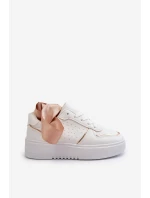 Dámské tenisky na platformě bílé Tessama Dámské tenisky na platformě bílé Tessama