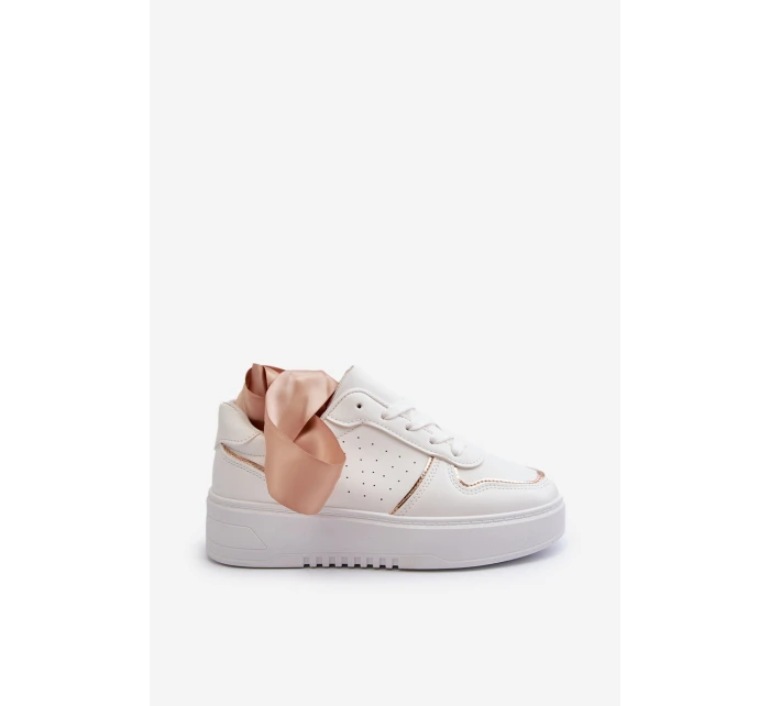 Dámské tenisky na platformě bílé Tessama Dámské tenisky na platformě bílé Tessama