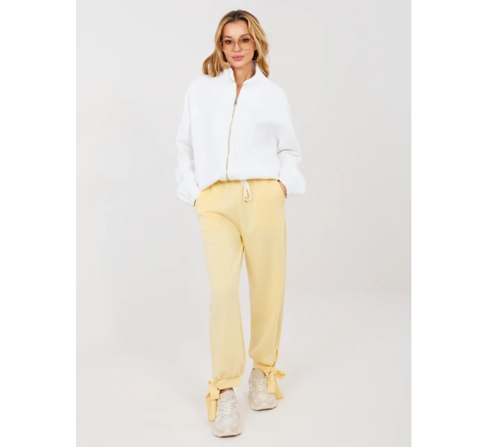 Spodnie IT SP model 21902599 jasny żółty - FPrice Spodnie IT SP model 21902599 jasny żółty - FPrice