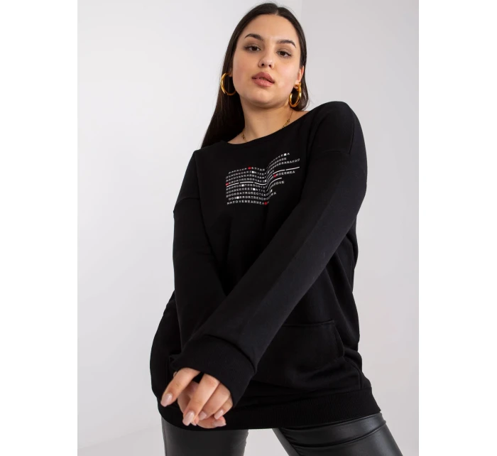 Mikina RV BL 7124.01 černá Mikina RV BL 7124.01 černá