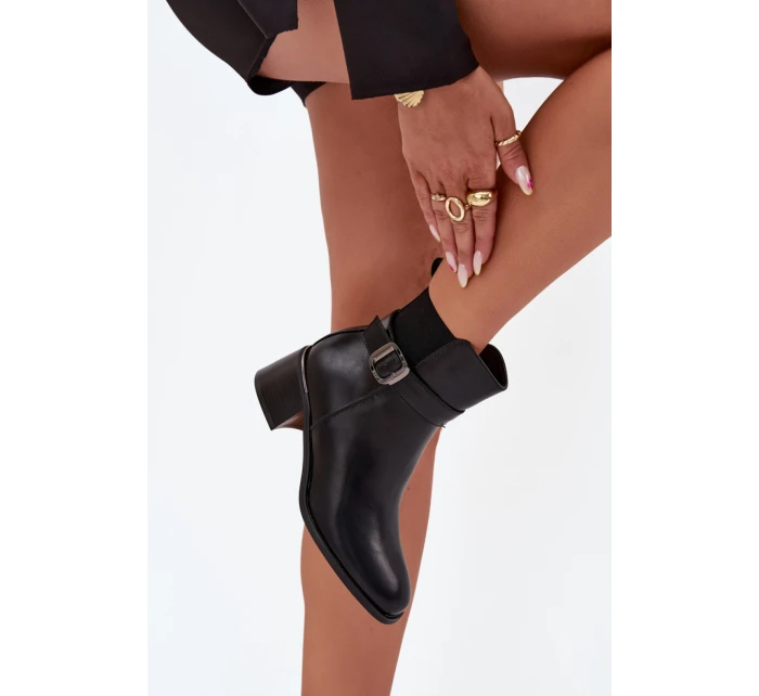 Boty na podpatku  model 216655 Step in style