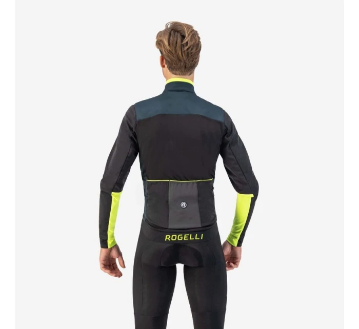 Rogelli zimní bunda CADENCE modro-černá-fluor L Rogelli zimní bunda CADENCE modro-černá-fluor L