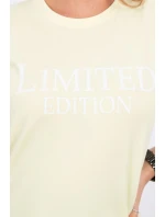 Limitovaná edice blůzy světle žlutá Limitovaná edice blůzy světle žlutá