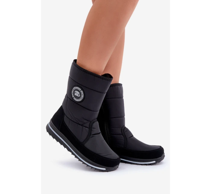 Dámské sněhule se zipem Progress model 21602451 Černé - Boto