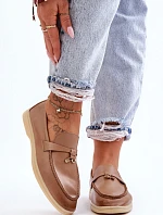 Dámské klasické mokasíny hnědé Cortez