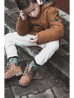 Dětské Trappery Big Star KK374130 Velbloud Dětské Trappery Big Star KK374130 Velbloud