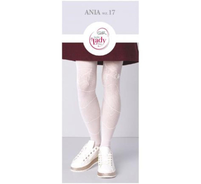 Vzorované punčochové kalhoty ANIA W.17