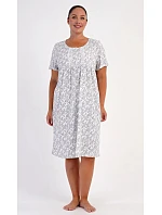 Dámská noční košile s krátkým rukávem model 22405309 - Vienetta Dámská noční košile s krátkým rukávem model 22405309 - Vienetta