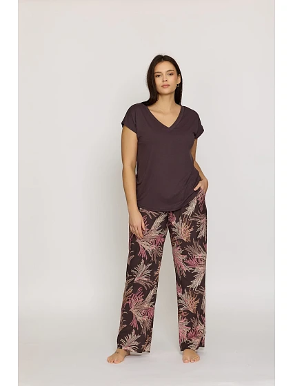 Mila Pyžamové kalhoty s potiskem S2XL model 22146006 - Mefemi