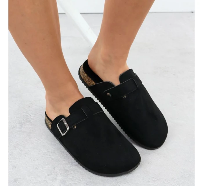 Big Star W SS274736 INT2156A semišové žabky Big Star W SS274736 INT2156A semišové žabky