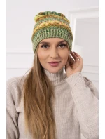 Fleecová čepice Patrycja K254 green neon+green Fleecová čepice Patrycja K254 green neon+green