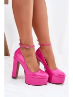 Lakovane Lodičky Na Vysokém Podpatku A Platformě Růžové Nianka Lakovane Lodičky Na Vysokém Podpatku A Platformě Růžové Nianka