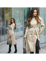 Sexy Musthave leather look / Trench model 19635463 - Style fashion