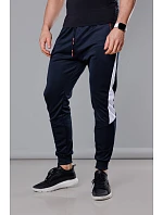 Pánské tepláky s vložkami tmavě modro-bílé (8K168) Pánské tepláky s vložkami tmavě modro-bílé (8K168)