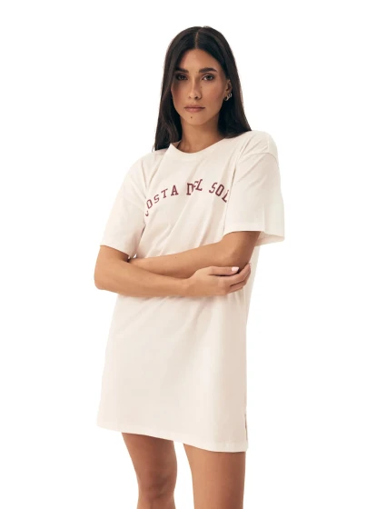 Dámská noční košilka 42675 Nimes cream - HENDERSON Dámská noční košilka 42675 Nimes cream - HENDERSON