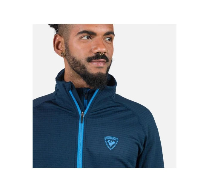 Rossignol Blackside Fleece Fz mikina námořnická modrá