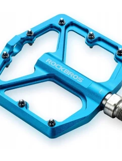 Cyklistické platformové pedály Rockbros modré