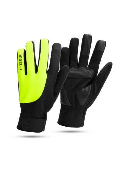 Zimní rukavice Rogelli CORE II black-fluor XL