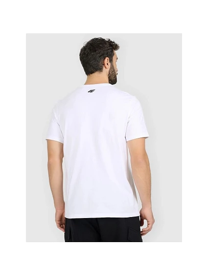 Tshirt regular z nadrukiem męski model 22086792 - 4F