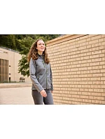 JN Dámská 2vrstvá melanžová softshell bunda 02. dark melange/black model 22530601 - Daiber JN Dámská 2vrstvá melanžová softshell bunda 02. dark melange/black model 22530601 - Daiber
