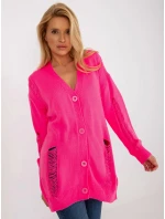 Dámský kardigan LC SW model 18132631 fluo růžová - FPrice