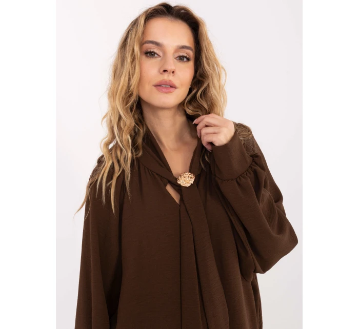 Bluzka MI BZ model 21757321 brązowy - FPrice Bluzka MI BZ model 21757321 brązowy - FPrice