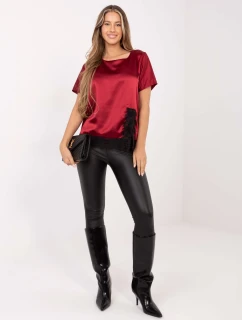 Bluzka MI BZ model 21786415 bordowy - FPrice