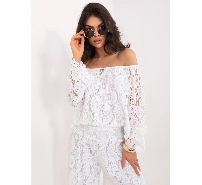 Bluzka MI BZ model 22097855 biały - FPrice Bluzka MI BZ model 22097855 biały - FPrice