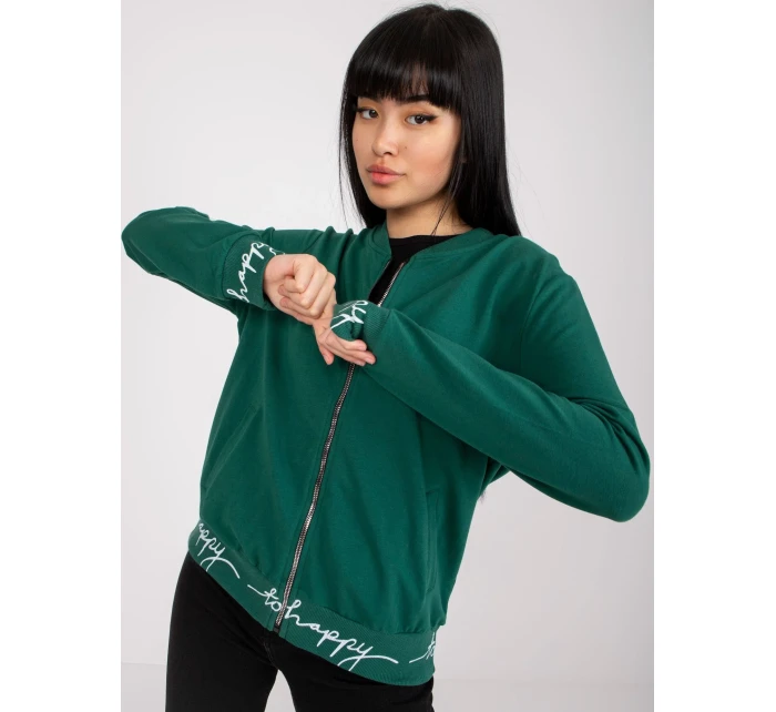 Mikina RV BL 7809.37X tmavě zelená