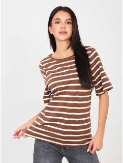 T shirt RV TS model 21888859 jasny brązowy - FPrice