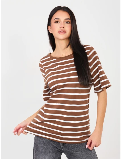 T shirt RV TS model 21888859 jasny brązowy - FPrice