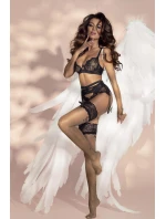 Dámský podvazkový pás V-10712 Černá - Axami Dámský podvazkový pás V-10712 Černá - Axami