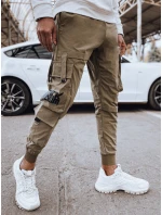 Pánské bojové kalhoty béžové FashionStreet UX4305 Pánské bojové kalhoty béžové FashionStreet UX4305