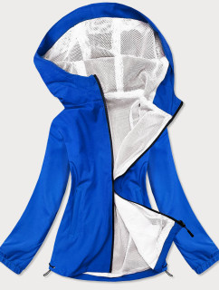 Světle modrá letní dámská bunda s podšívkou (HH036-9)