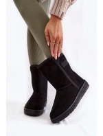 Dámské vysoké boty do sněhu Big Star model 21600022 Černe - Big Star Shoes