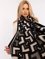 Šála AT SZ 23158.32 černobílá