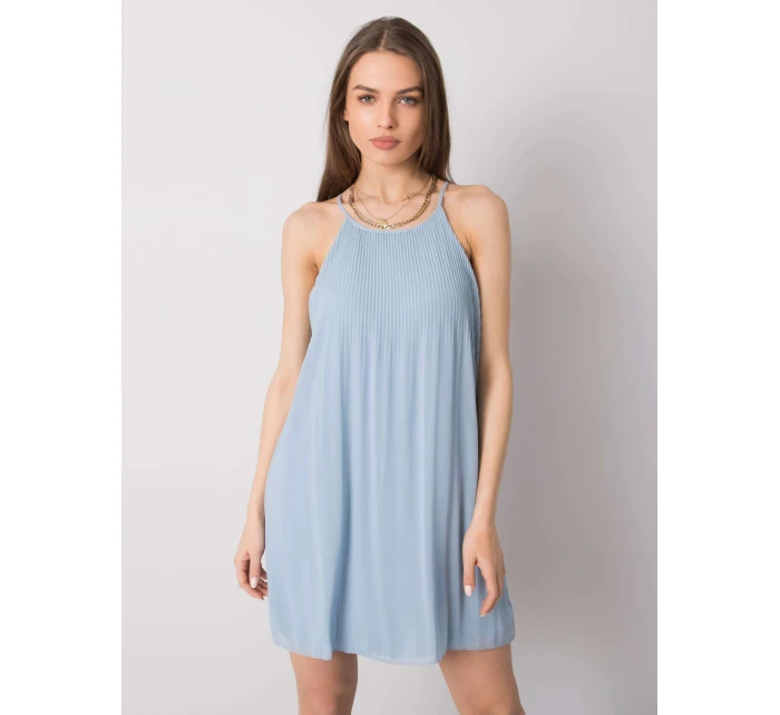 Šaty model 18371852 světle modré - FPrice Šaty model 18371852 světle modré - FPrice