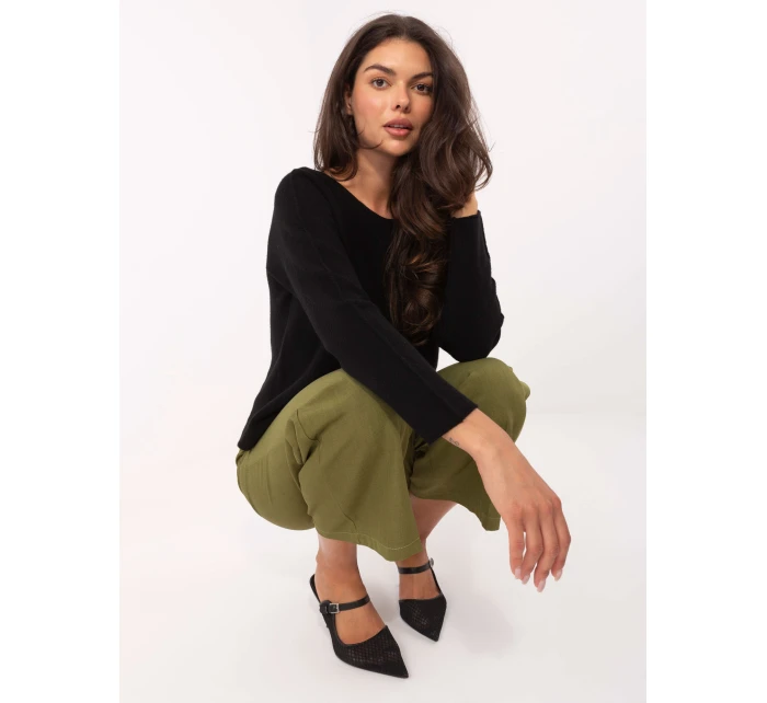 Sweter IT SW model 21302465 czarny - FPrice Sweter IT SW model 21302465 czarny - FPrice